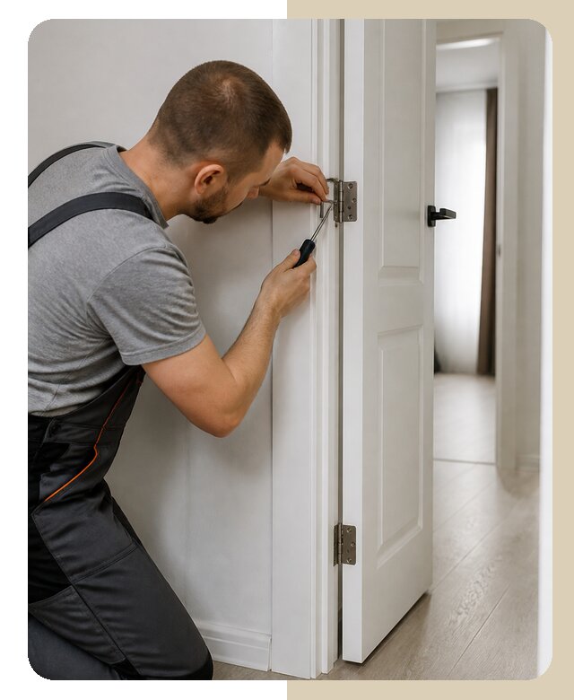Регулировка межкомнатной двери в Ржеве от 1542 р. | ДвериЛегко-Ржв