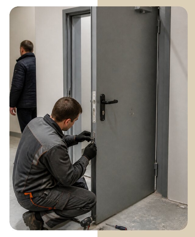 Ремонт противопожарной двери в Ржеве по цене 6681 р. | ДвериЛегко-Ржв